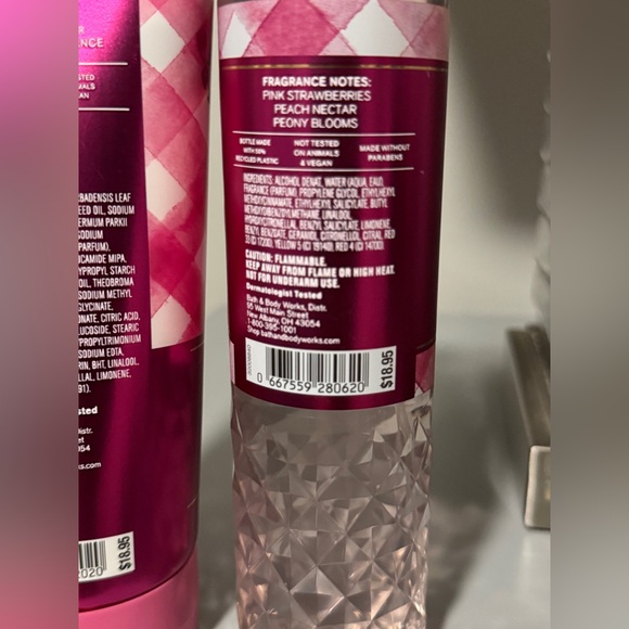 Gingham Gorgeous Body Wash and Mist- FULL SIZE- NWT - Picture 3 of 3